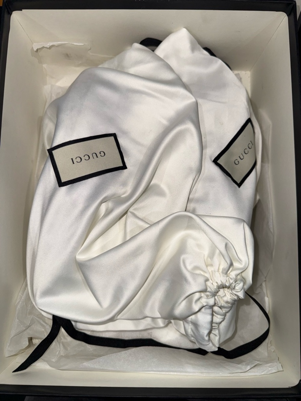 Gucci White High-Top Sneakers with Red & Green Web and Crystal Buckle - Picture 7 of 12